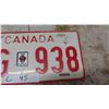 Image 4 : Canada Government License Plate