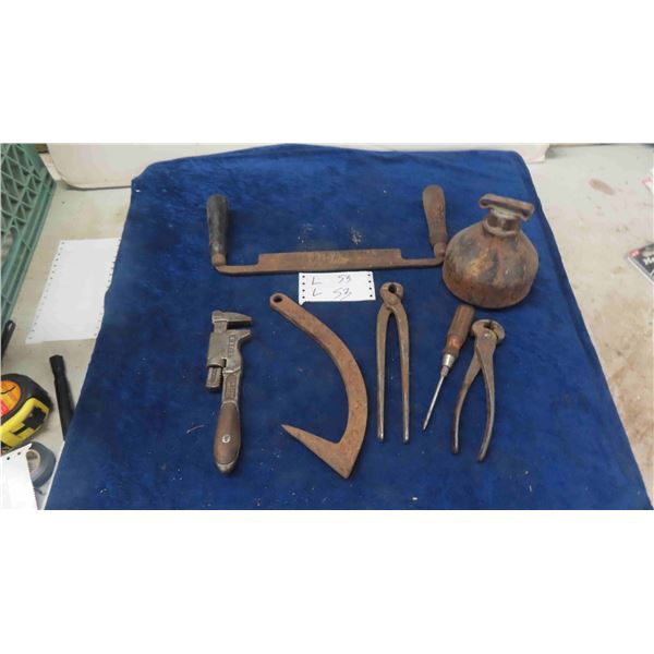 Draw Knife, Old Tools, Cutters, Open Bell