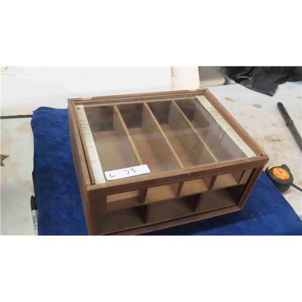 Store Counter Display Case 8" x 12" x 16"