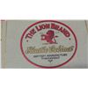 Image 3 : The Lion Brand Wooden Sign 12" x 16" - Vintage
