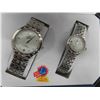Image 2 : New Old Stock His + Hers Matching Watches 