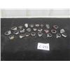 Image 1 : (25) Fashion Rings - Silver in Color