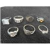 Image 2 : (25) Fashion Rings - Silver in Color