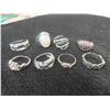 Image 3 : (25) Fashion Rings - Silver in Color