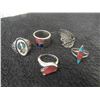Image 4 : (25) Fashion Rings - Silver in Color