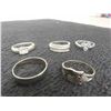 Image 5 : (25) Fashion Rings - Silver in Color