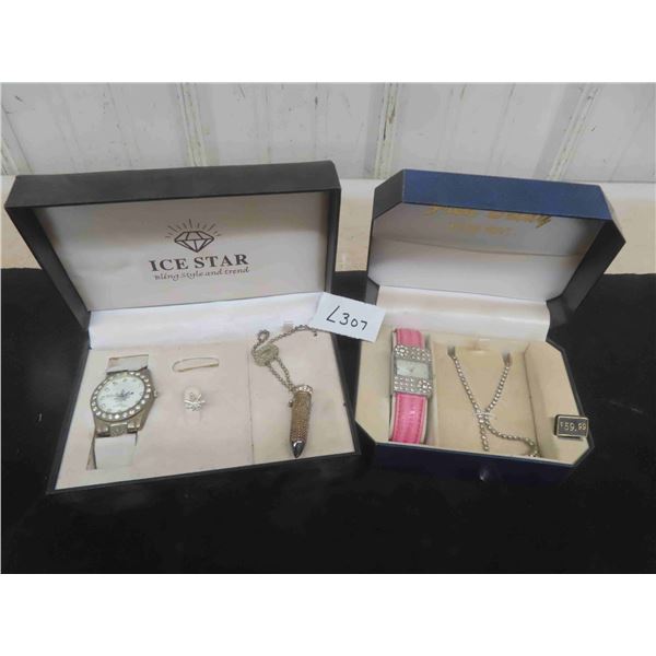 New Old Stock His + Hers Watch & Necklace