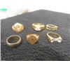 Image 2 : (25) Gold Colored Fashion Rings