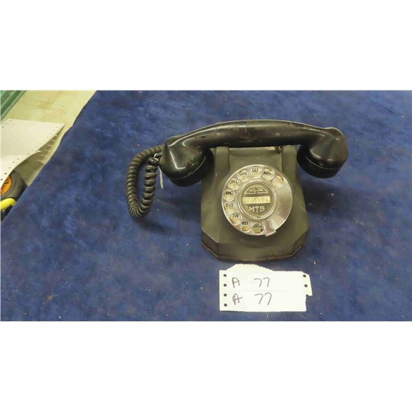 Older Rotary Desk Phone