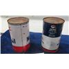 Image 4 : 2 Quart Cans Full of Product; Esso Extra & Mobil Oil