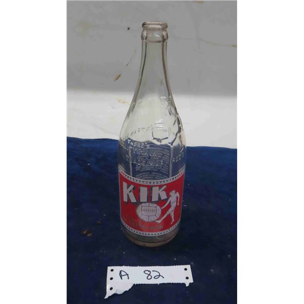 Kik Cola Pop Bottle - 28 oz