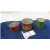 Image 1 : 3 Tins ; Tinit Soldering 13 oz + Transol Fibre Oil 1 lb Tin + Clover Grinding 