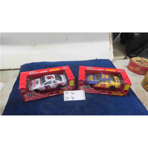 2 Racing Champion NASCAR 1/24 Die Cast Cars in Boxes