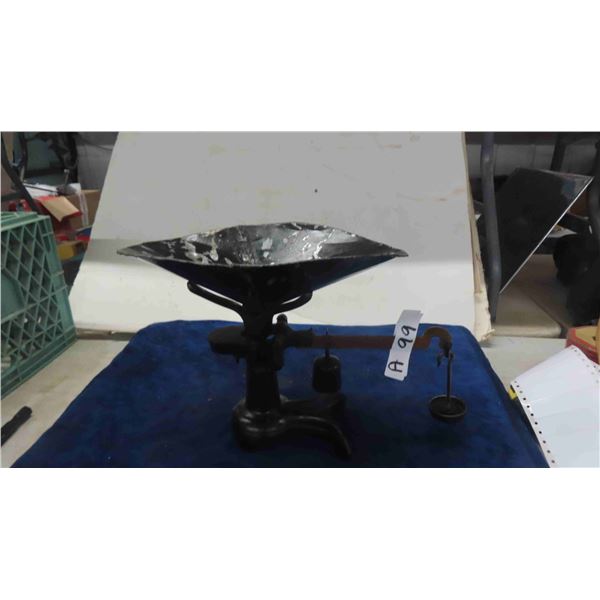 Scale Brass Beam with Scoop