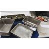 Image 3 : 4 Stainless Steel Tubs & 5 Baking / Loaf Pans