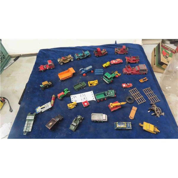 Various Matchbox, Hot Wheels, Tonka - most broken/ missing pieces - Some Good