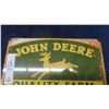 Image 2 : John Deere Metal Sign - Modern 8" x 12"