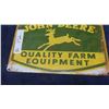 Image 3 : John Deere Metal Sign - Modern 8" x 12"