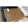 Image 3 : Wooden Printer Press Drawer 17" x 28" & Wooden File Organizer 13.5" x 13.5" x 14.5"