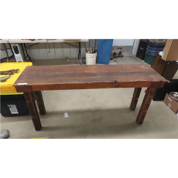 Wooden Stand 18" x 30" x 64" 