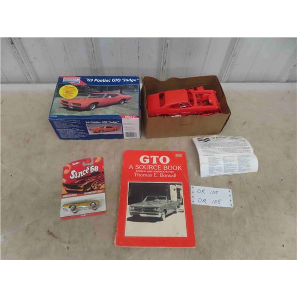 69 GTO Model, 67 GTO Die Cast Hot Wheel, GTO Source Book