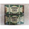 Image 4 : (10) Quaker State Flats Oil Cans