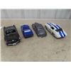 Image 8 : 4 Die cast Muscle Cars 1:!8 + 1:24 Scale