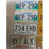 Image 2 : 16 Manitoba License Plates