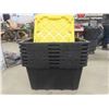 Image 3 : 7 Large Totes with Lids - 102L