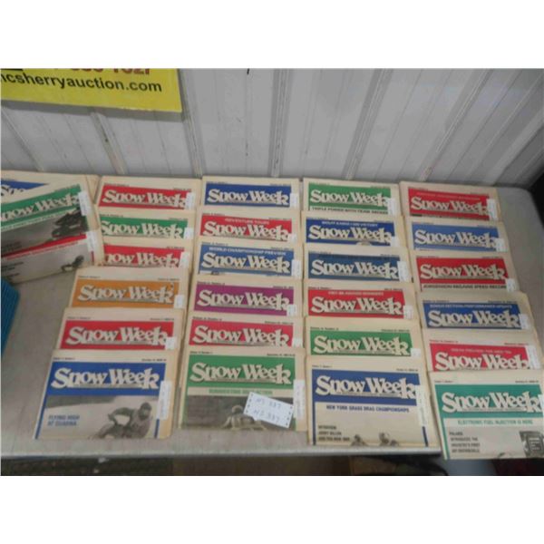27 Snow Week the Snowmobile Enthusiast News Weekly 1988-89