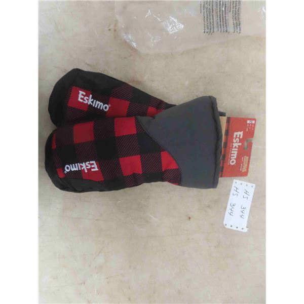 New Eskimo Ice Fishing Gear Mitts Sz M/L