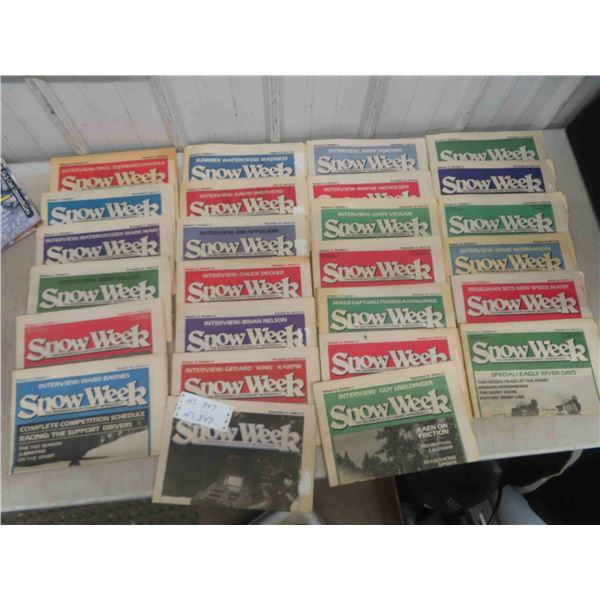 26 Snow Week Snowmobile Enthusiast News Weekly 1986-87