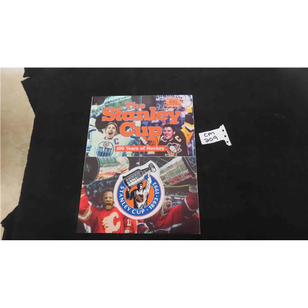 The Stanley Cup 100 Years of Hockey Book + Crest
