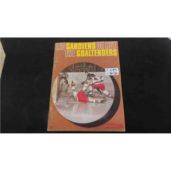 Montreal Canadiens 1969 Goal Tenders Magazine