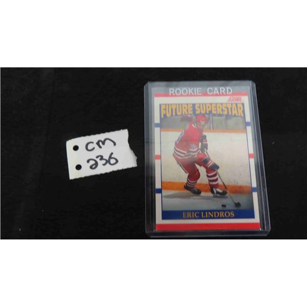 Eric Lindros Rookie Card 