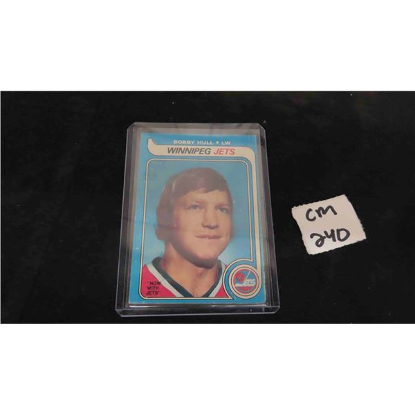 1979/80 O-Pee-Chee Bobby Hull Winnipeg Jets Card