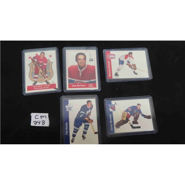 5 Assorted Hockey Cards