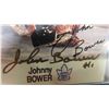 Image 3 : Autographed Johnny Bower Toronto Maple Leafs Card