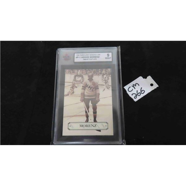 Graded Howie Morenz Card