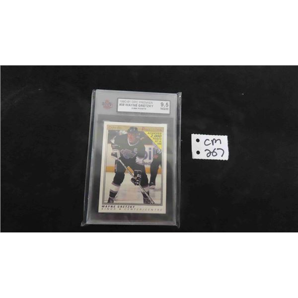 Graded Wayne Gretzky O-Pee-Chee Premier Card