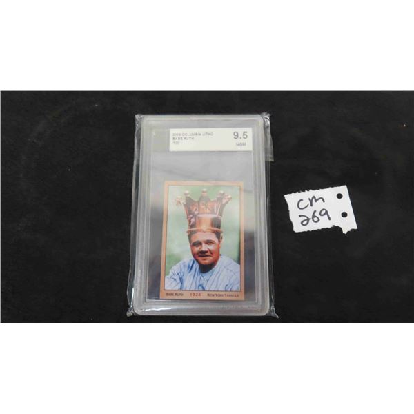Graded Babe Ruth New York Yankees Card 