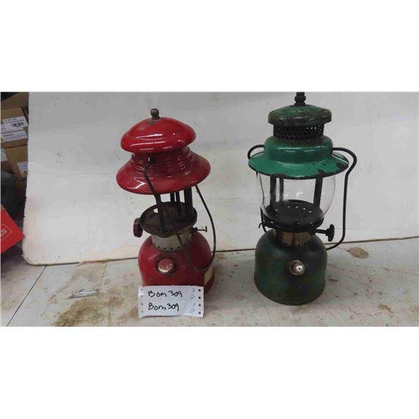 2 Coleman Lanterns ; Model 200 T66 & 242B