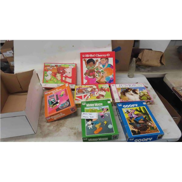 7 Vintage Puzzles
