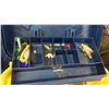 Image 3 : 2 Fishing Tackle Boxes with some Hooks + Lures