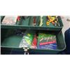 Image 6 : 2 Fishing Tackle Boxes with some Hooks + Lures