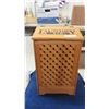 Image 1 : Laundry Bin -Wooden 12" x 15" x 26.5" & Stool