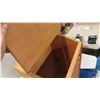 Image 4 : Laundry Bin -Wooden 12" x 15" x 26.5" & Stool