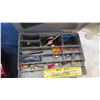 Image 5 : 2 Tackle Boxes ; Fenwick + Flombeau with Lures, Hooks, Fishing Related Items