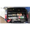 Image 6 : 2 Tackle Boxes ; Fenwick + Flombeau with Lures, Hooks, Fishing Related Items