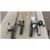 Image 2 : 4 Fishing Rods + Reels ; 2 Zebco 202, Zebco 33 Max, Mitchell SC200